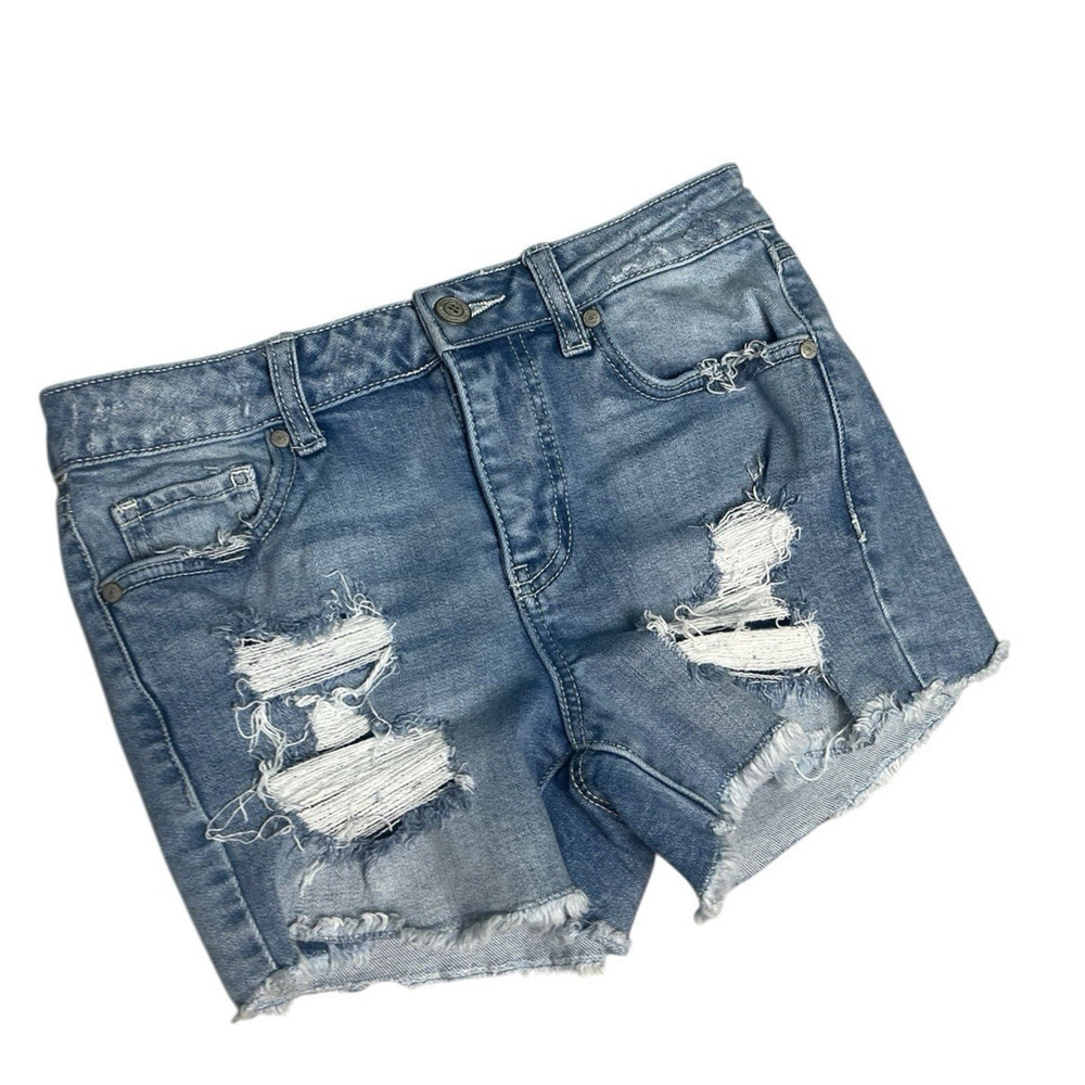 Altar'd State Denim Distressed Shorts Women Size EU25 Cut Off Jean Shorts Grunge